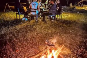 Acampando entre lomas