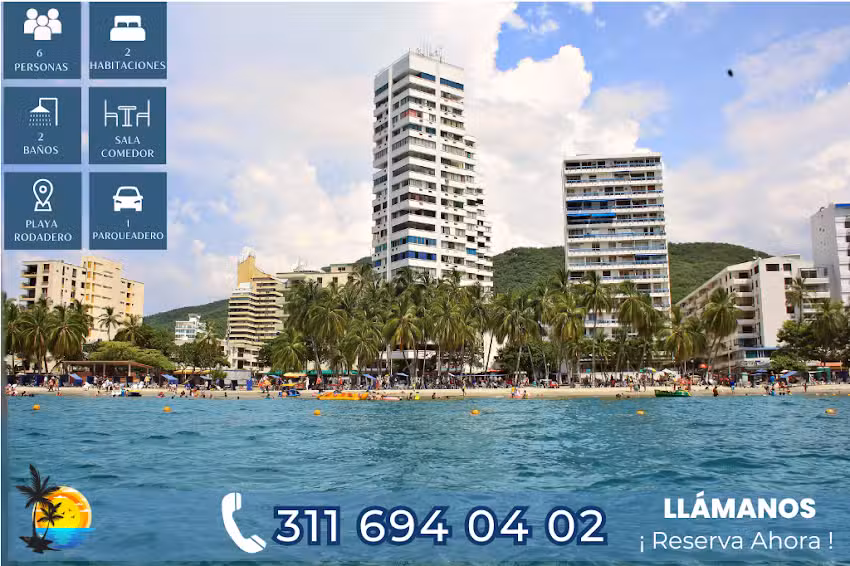 APARTAMENTO RODADERO GAIRA Santa Marta &ndash; condominio santa maria del mar