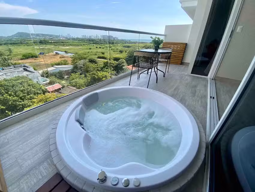 Apto vacacional con jacuzzy