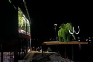 Caba&ntilde;as, Camping, restaurante San Alejo-Eco Hotel