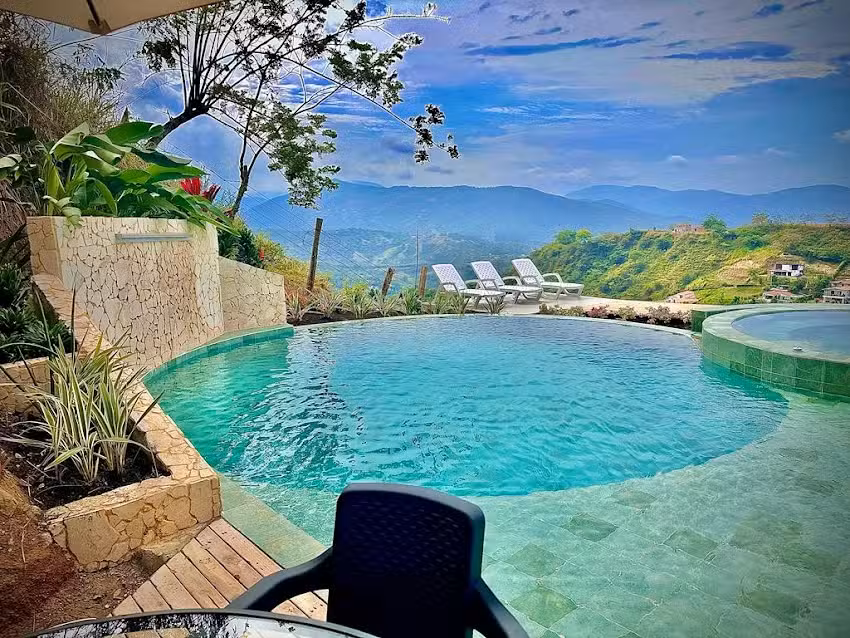 Casa Utop&iacute;a Vista Piscina BBQ Aire Acond y Wifi