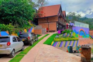 Chalets suizos la primavera