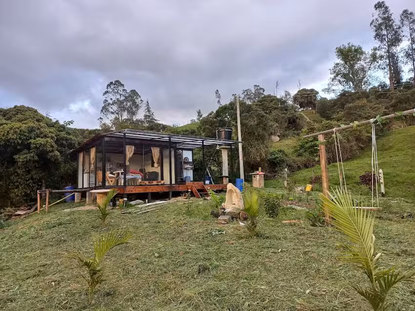 Glamping El silencio, en ramiriqui boyaca