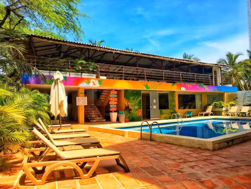 The Cantamar Beach Hostel.