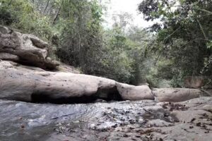 Zona de camping y alojamiento